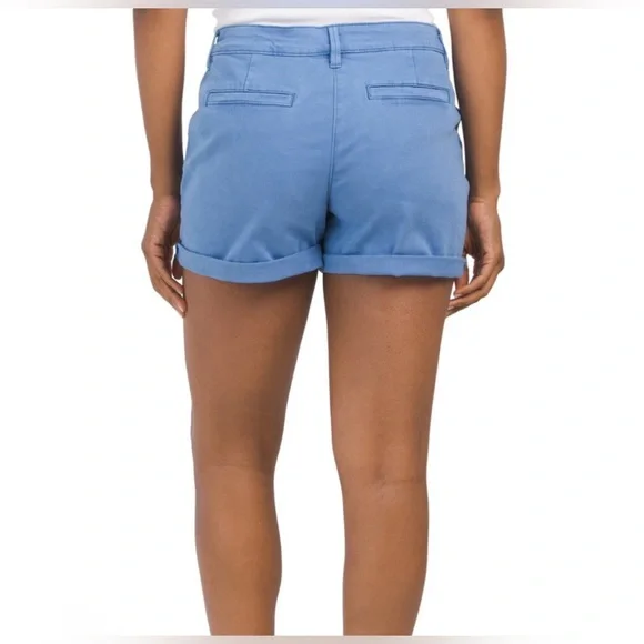 Land & Sea Blue Chino Shorts in blue size 12 - Picture 2 of 8